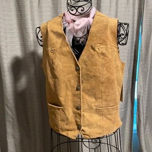 💯 genuine leather vest